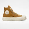 Converse Chuck Taylor All Star Lift Platform Tonal Gold -Boutique Monpiedceheros chuck taylor all star lift platform tonal gold