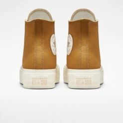 Converse Chuck Taylor All Star Lift Platform Tonal Gold -Boutique Monpiedceheros chuck taylor all star lift platform tonal gold 3