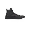 Converse Chuck Taylor All Star HI Mono Black Leather -Boutique Monpiedceheros converse chuck taylor all star hi mono black leather