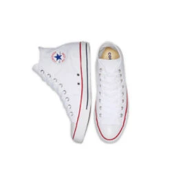 Converse Chuck Taylor Blanche Haute -Boutique Monpiedceheros converse chuck taylor navy haute 2